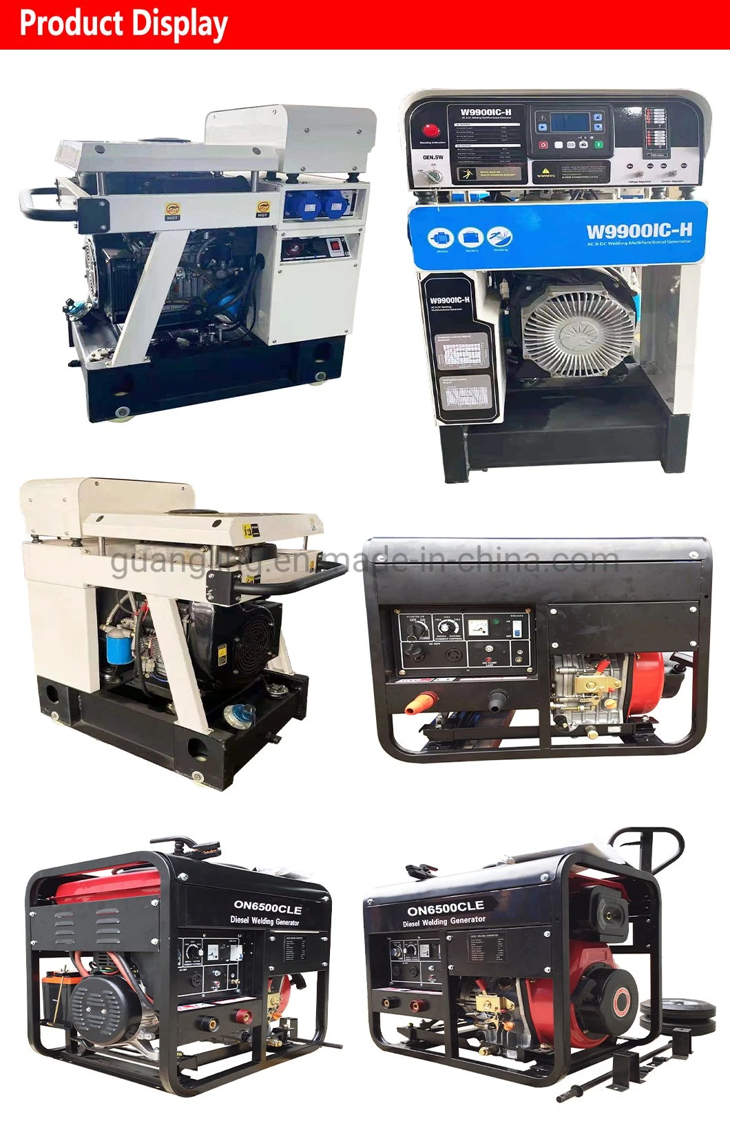 Manufacturers Wholesale Cheap Gas Powered Welder Generators or Diesel Welder Generator Genset Welders Welding 30kVA